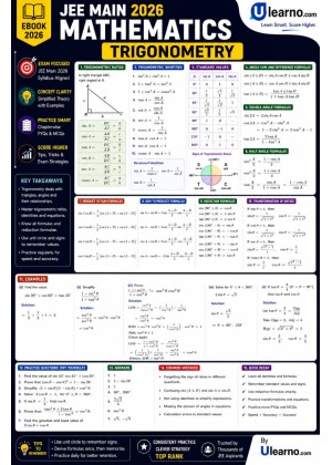 Ulearno JEE Main 2026 Mathematics – Trigonometry Smart Revision eBook cover
